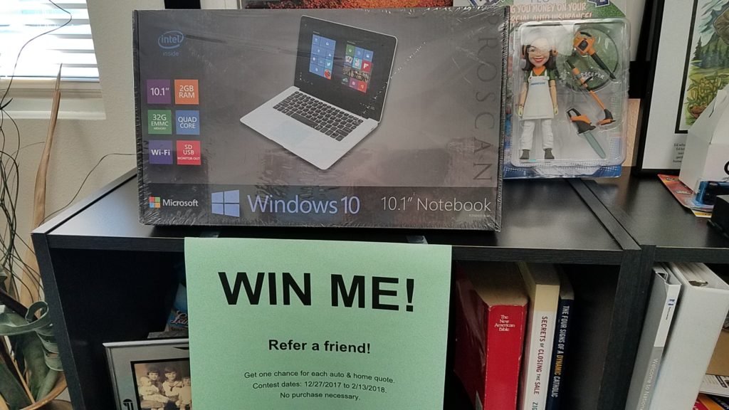 Enter to win a Notebook PC just for quoting with us!